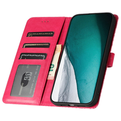 For Samsung Galaxy A04s 4G (164.7 x 76.7 x 9.1 mm) Anti-scratch Leather Wallet Stand Cover Crocodile Texture Phone Case