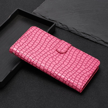 For Samsung Galaxy A04s 4G (164.7 x 76.7 x 9.1 mm) Anti-scratch Leather Wallet Stand Cover Crocodile Texture Phone Case