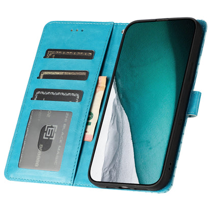 For Samsung Galaxy A04s 4G (164.7 x 76.7 x 9.1 mm) Anti-scratch Leather Wallet Stand Cover Crocodile Texture Phone Case