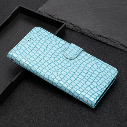 For Samsung Galaxy A04s 4G (164.7 x 76.7 x 9.1 mm) Anti-scratch Leather Wallet Stand Cover Crocodile Texture Phone Case