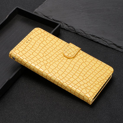For Samsung Galaxy A04s 4G (164.7 x 76.7 x 9.1 mm) Anti-scratch Leather Wallet Stand Cover Crocodile Texture Phone Case