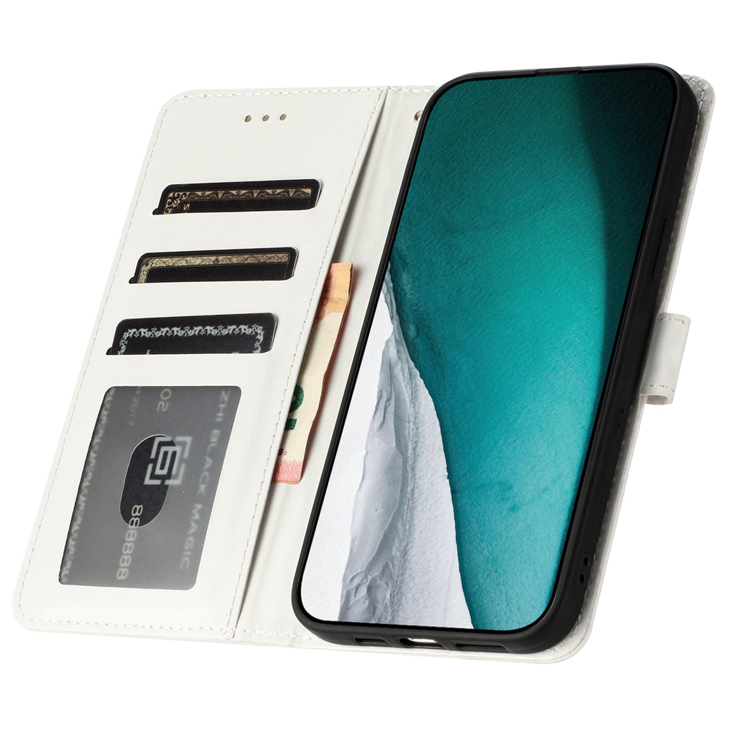 For Samsung Galaxy A04s 4G (164.7 x 76.7 x 9.1 mm) Anti-scratch Leather Wallet Stand Cover Crocodile Texture Phone Case