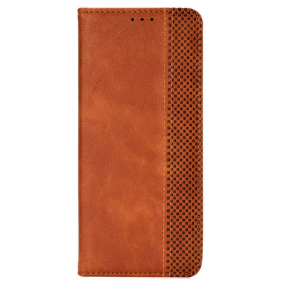 Retro Wallet Case for Nokia C110 , PU Leather Stand Magnetic Absorption Phone Cover