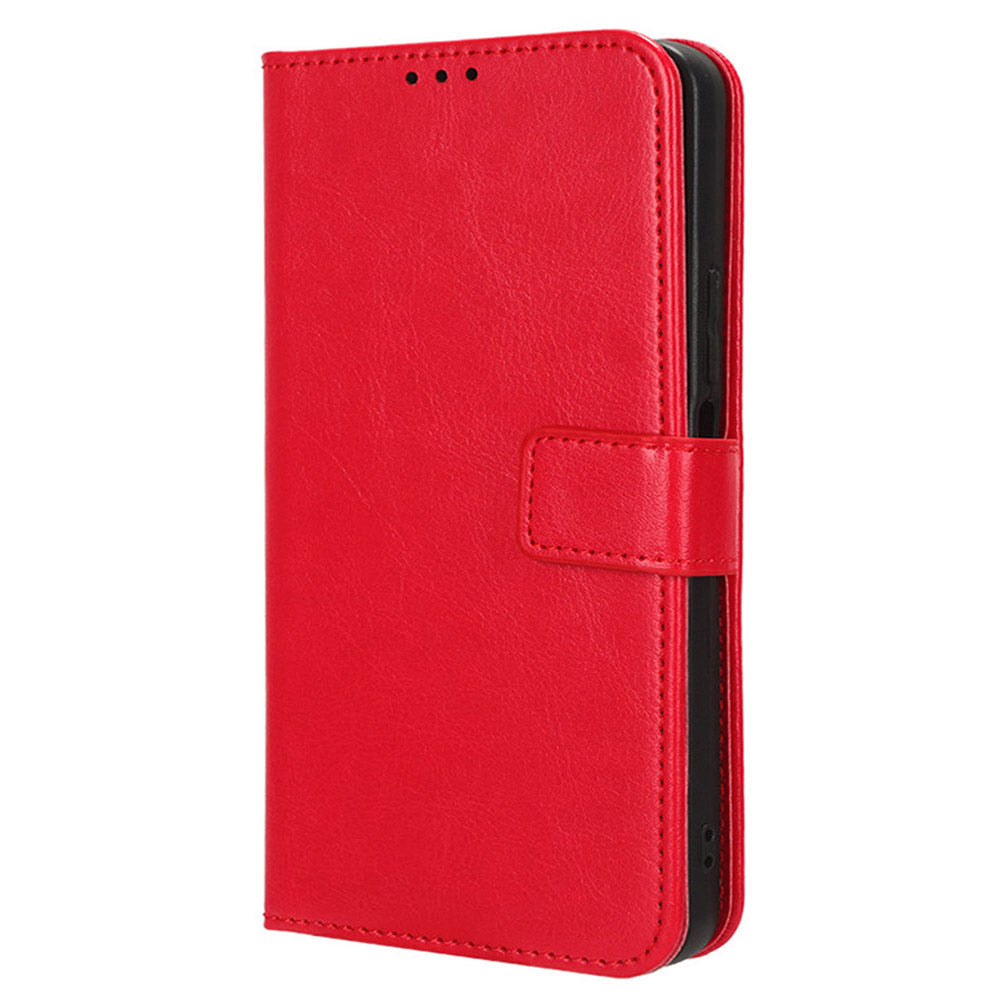 For Google Pixel Fold PU Leather + PC Phone Case Crazy Horse Texture Wallet Stand Flip Cover