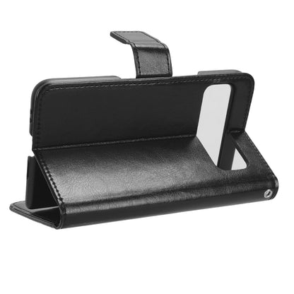 For Google Pixel Fold PU Leather + PC Phone Case Crazy Horse Texture Wallet Stand Flip Cover