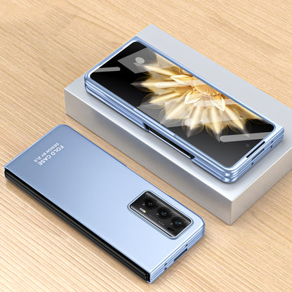 For Honor Magic V2 5G Hard PC Phone Case Full Body Shockproof Cover with Tempered Glass Film