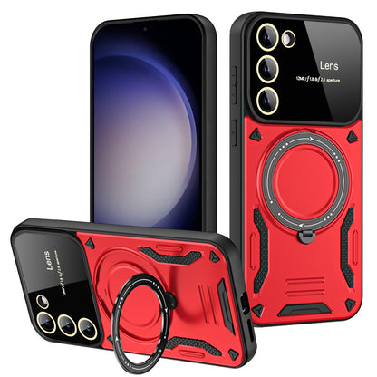 Kickstand Phone Case for Samsung Galaxy S23 , PC+TPU Back Cover Compatible with MagSafe