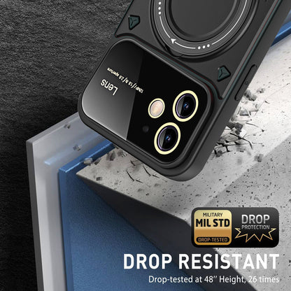 Scratch Resistant Case for iPhone 11 Compatible with MagSafe PC+TPU Kickstand Phone Cover