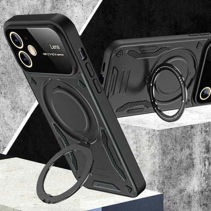 Scratch Resistant Case for iPhone 11 Compatible with MagSafe PC+TPU Kickstand Phone Cover