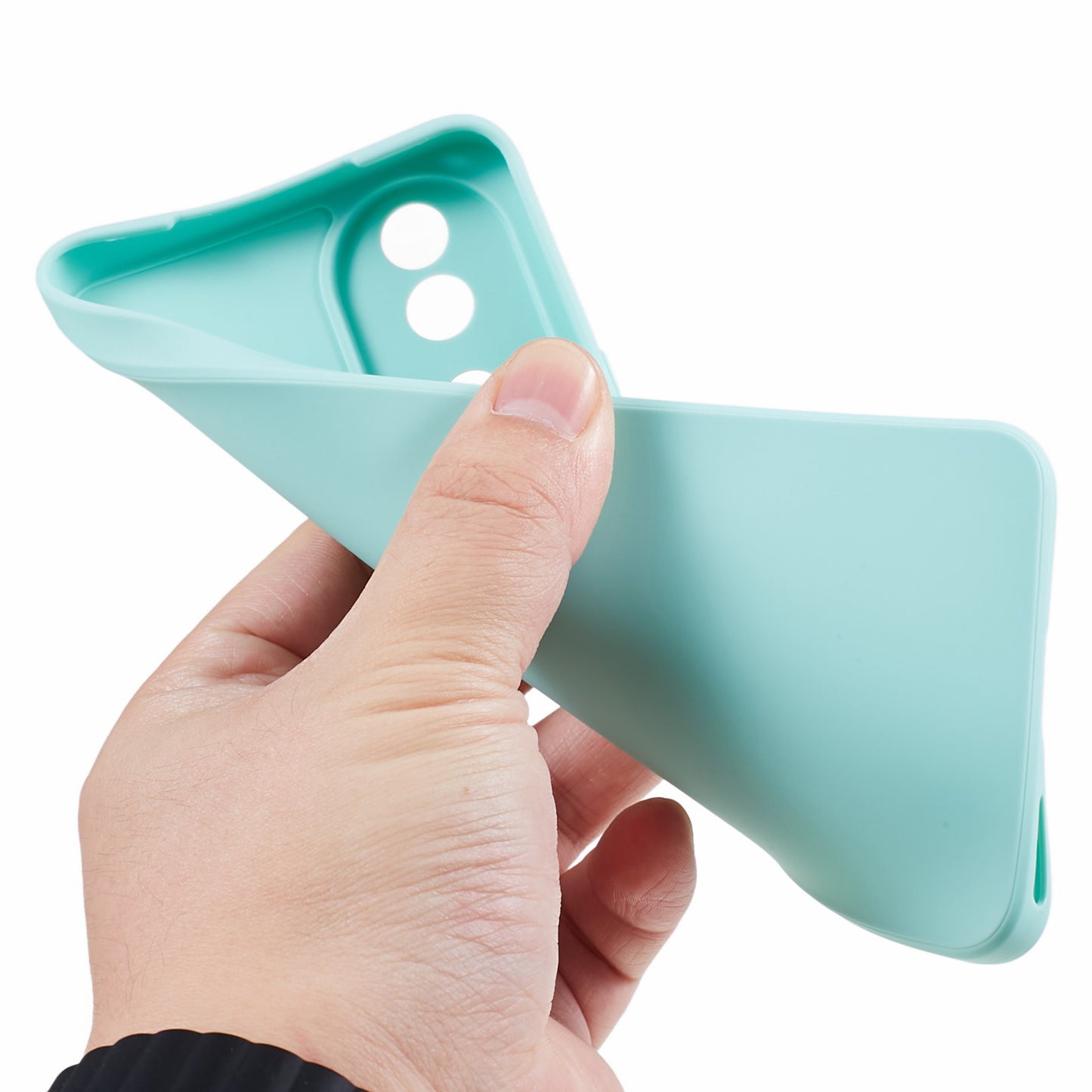 Precise Cutout Phone Case for Honor 90 , Straight Edge Shock-absorbing TPU Protective Cover