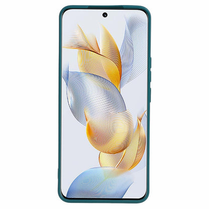 Precise Cutout Phone Case for Honor 90 , Straight Edge Shock-absorbing TPU Protective Cover