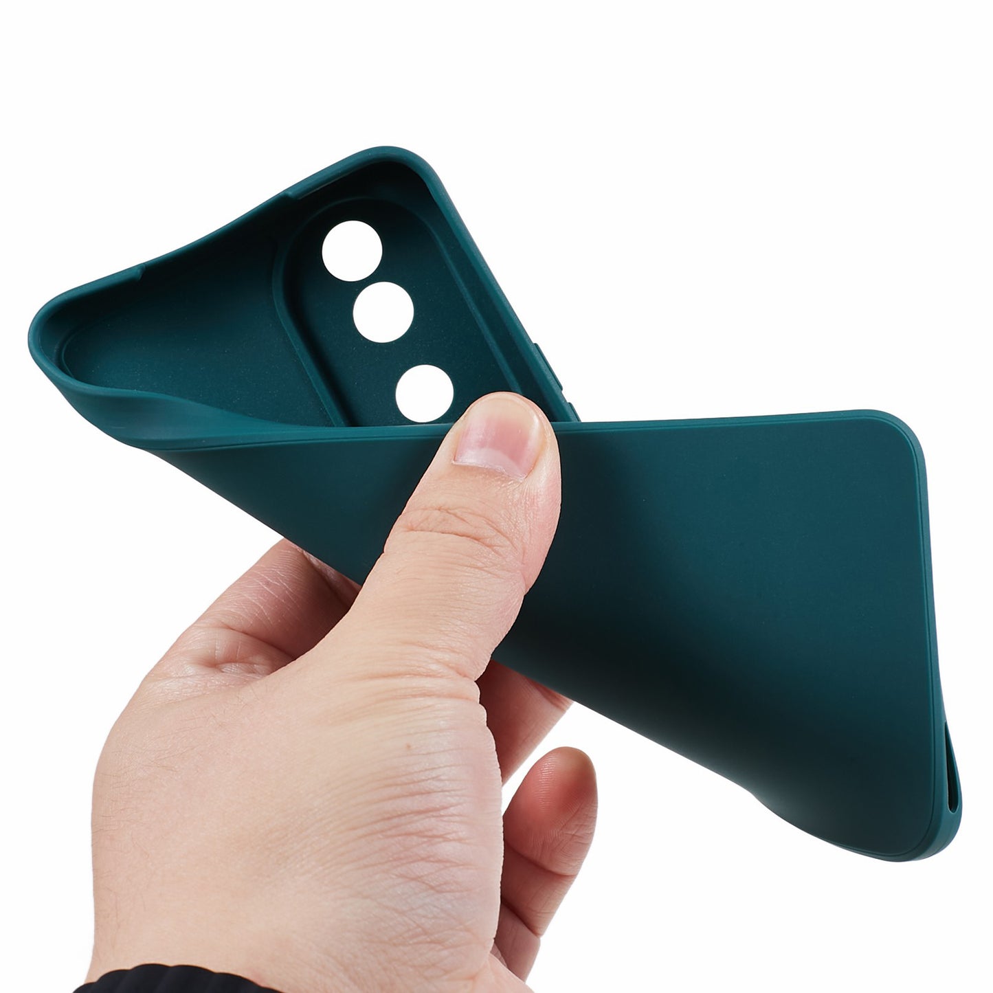 Precise Cutout Phone Case for Honor 90 , Straight Edge Shock-absorbing TPU Protective Cover