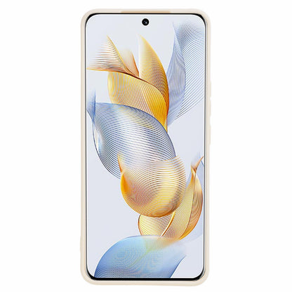 Precise Cutout Phone Case for Honor 90 , Straight Edge Shock-absorbing TPU Protective Cover