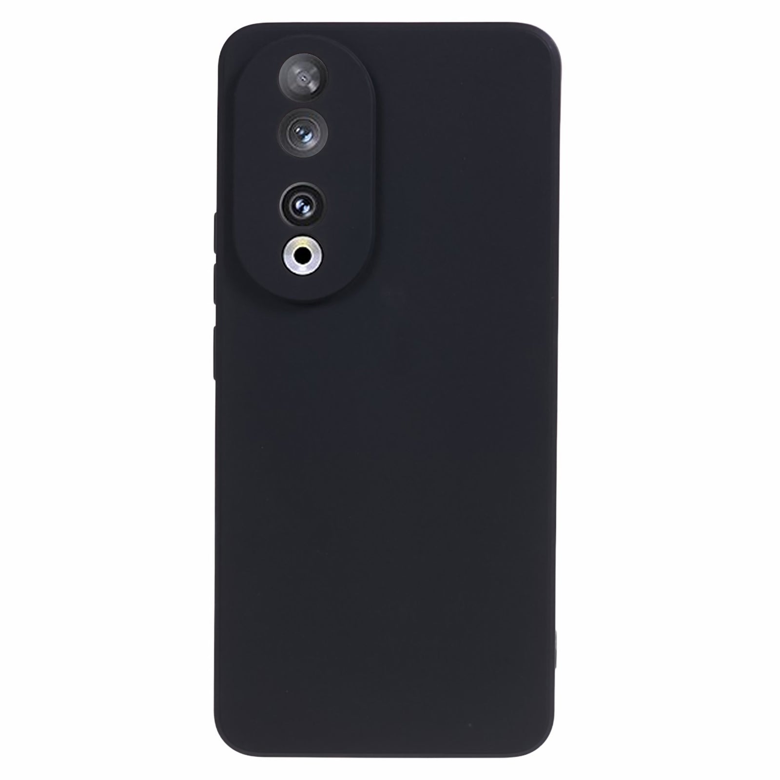 Precise Cutout Phone Case for Honor 90 , Straight Edge Shock-absorbing TPU Protective Cover