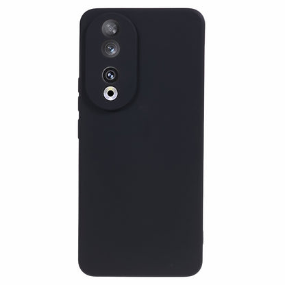 Precise Cutout Phone Case for Honor 90 , Straight Edge Shock-absorbing TPU Protective Cover