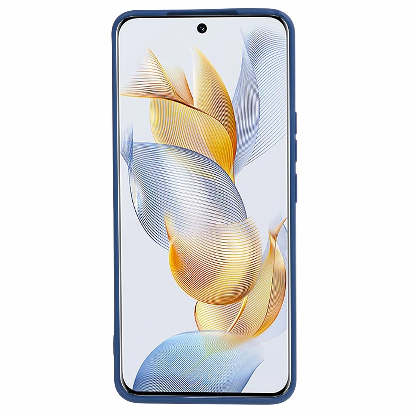 Precise Cutout Phone Case for Honor 90 , Straight Edge Shock-absorbing TPU Protective Cover