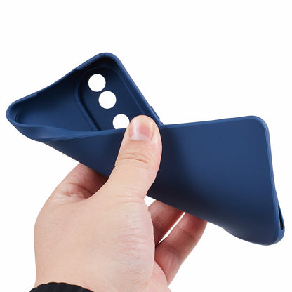 Precise Cutout Phone Case for Honor 90 , Straight Edge Shock-absorbing TPU Protective Cover