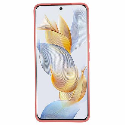 Precise Cutout Phone Case for Honor 90 , Straight Edge Shock-absorbing TPU Protective Cover