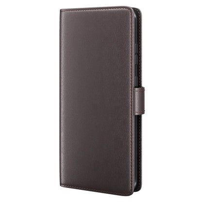 For Honor 90 Lite 5G / X50i 5G Shockproof Phone Case Genuine Split Leather Wallet Stand Cover