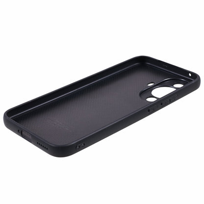 For Huawei nova 11 Camera Protection Phone Case Genuine Cow Leather+PC+TPU Shockproof Cover