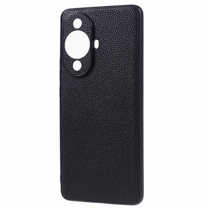 For Huawei nova 11 Pro / nova 11 Ultra Precise Cutouts Phone Case Genuine Cow Leather+PC+TPU Back Cover