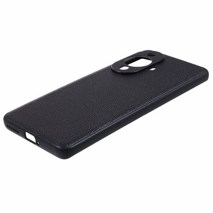 For Huawei nova 11 Pro / nova 11 Ultra Precise Cutouts Phone Case Genuine Cow Leather+PC+TPU Back Cover