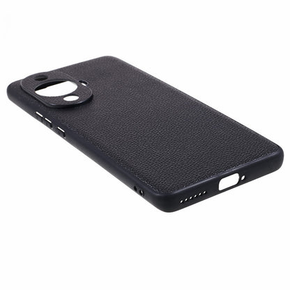 For Huawei nova 11 Pro / nova 11 Ultra Precise Cutouts Phone Case Genuine Cow Leather+PC+TPU Back Cover