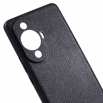 For Huawei nova 11 Pro / nova 11 Ultra Precise Cutouts Phone Case Genuine Cow Leather+PC+TPU Back Cover