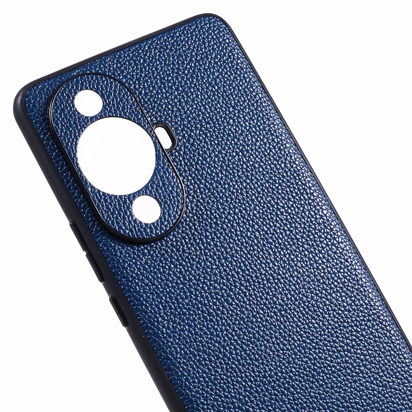 For Huawei nova 11 Pro / nova 11 Ultra Precise Cutouts Phone Case Genuine Cow Leather+PC+TPU Back Cover