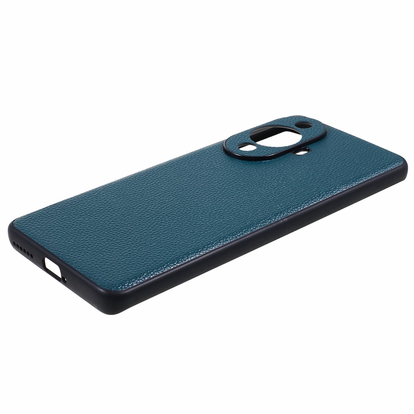 For Huawei nova 11 Pro / nova 11 Ultra Precise Cutouts Phone Case Genuine Cow Leather+PC+TPU Back Cover