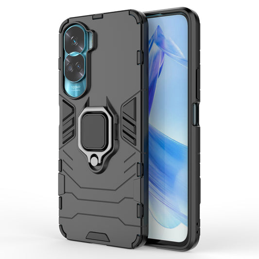 For Honor 90 Lite 5G / X50i 5G Protective Cover Ring Holder Kickstand TPU+PC Phone Case