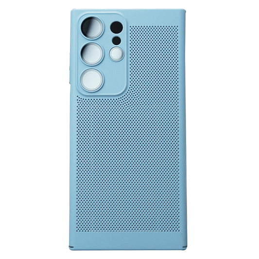 For Samsung Galaxy S23 Ultra Breathable Heat Dissipating Mesh Phone Case Hard PC Slim Phone Cover