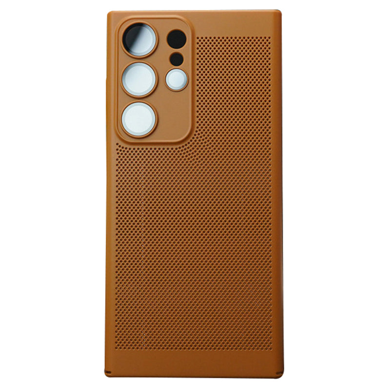 For Samsung Galaxy S23 Ultra Breathable Heat Dissipating Mesh Phone Case Hard PC Slim Phone Cover