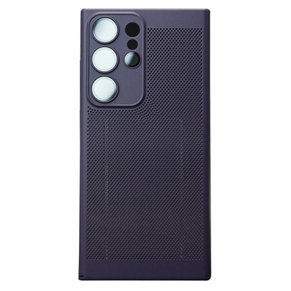 For Samsung Galaxy S23 Ultra Breathable Heat Dissipating Mesh Phone Case Hard PC Slim Phone Cover