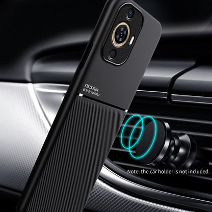 For Huawei nova 11 Pro / nova 11 Ultra Phone Case PU Leather+TPU Magnetic Car Mount Phone Cover