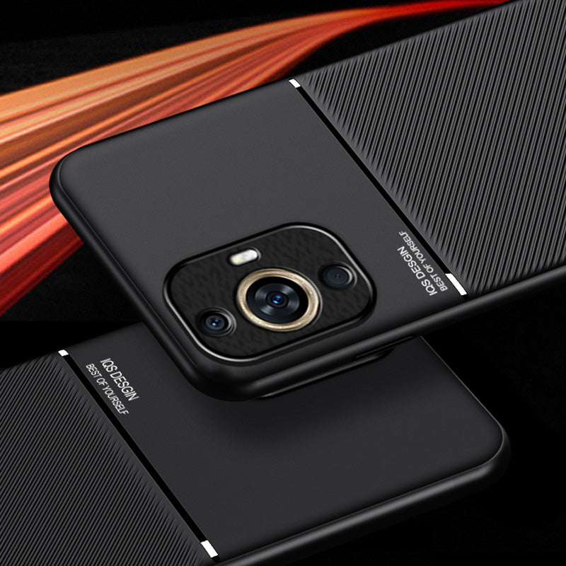 For Huawei nova 11 Pro / nova 11 Ultra Phone Case PU Leather+TPU Magnetic Car Mount Phone Cover