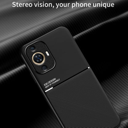 For Huawei nova 11 Pro / nova 11 Ultra Phone Case PU Leather+TPU Magnetic Car Mount Phone Cover