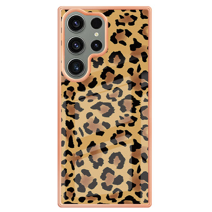 YB IMD Series-19 Style D Phone Case for Samsung Galaxy S23 Ultra , 2.0mm TPU Pattern IMD Electroplating Cover