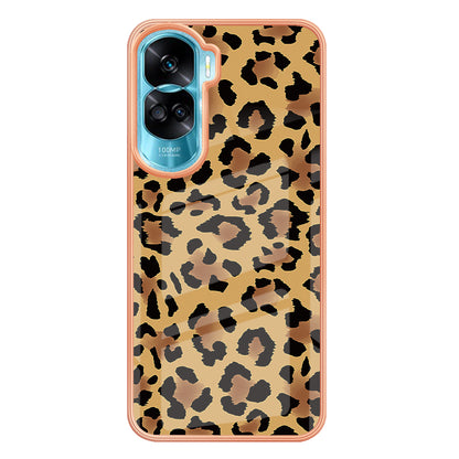 YB IMD Series-19 Style D For Honor 90 Lite 5G Anti-scratch Electroplating 2.0mm TPU Phone Case IMD Pattern Cover