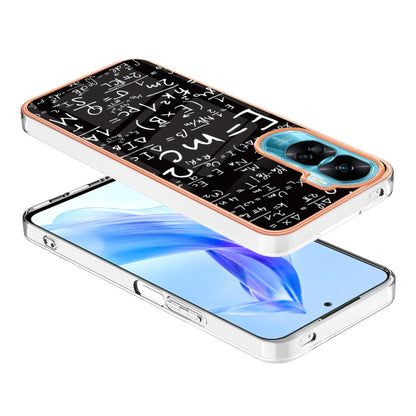 YB IMD Series-19 Style D For Honor 90 Lite 5G Anti-scratch Electroplating 2.0mm TPU Phone Case IMD Pattern Cover