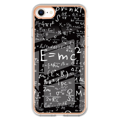 YB IMD Series-19 Style D for iPhone 7 / 8 / SE (2020) / SE (2022) IMD Phone Case Electroplating Pattern Printing 2.0mm TPU Cover