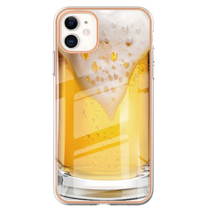 YB IMD Series-19 Style D for iPhone 11 Pattern Printing TPU Case Electroplating 2.0mm IMD Phone Cover
