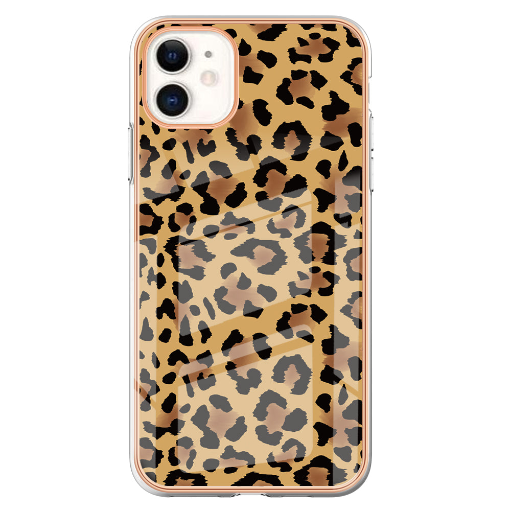 YB IMD Series-19 Style D for iPhone 11 Pattern Printing TPU Case Electroplating 2.0mm IMD Phone Cover