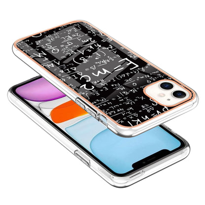 YB IMD Series-19 Style D for iPhone 11 Pattern Printing TPU Case Electroplating 2.0mm IMD Phone Cover