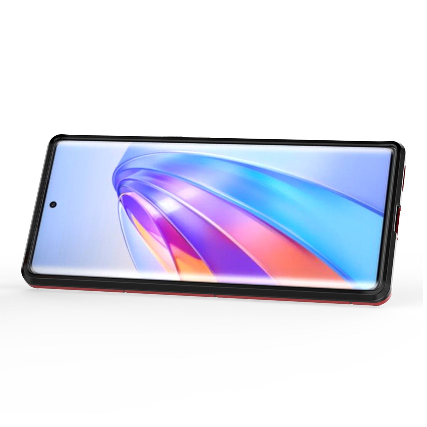For Honor X40 5G / X9a 5G / Magic5 Lite 5G Ring Holder Kickstand Back Cover TPU+PC Anti-drop Phone Case