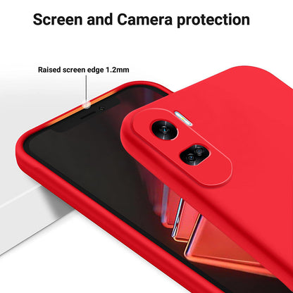For Honor 90 Lite 5G / X50i 5G Liquid Silicone Phone Case Soft Lining Shockproof Cover with Strap