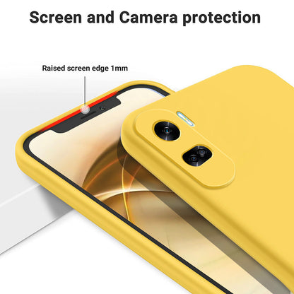 For Honor 90 Lite 5G / X50i 5G Liquid Silicone Phone Case Soft Lining Shockproof Cover with Strap