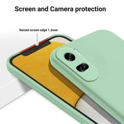 For Honor 90 Lite 5G / X50i 5G Liquid Silicone Phone Case Soft Lining Shockproof Cover with Strap