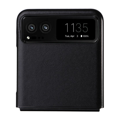 For Motorola Razr 40 5G Drop-proof Phone Cover Shockproof PU Leather+PC Phone Case