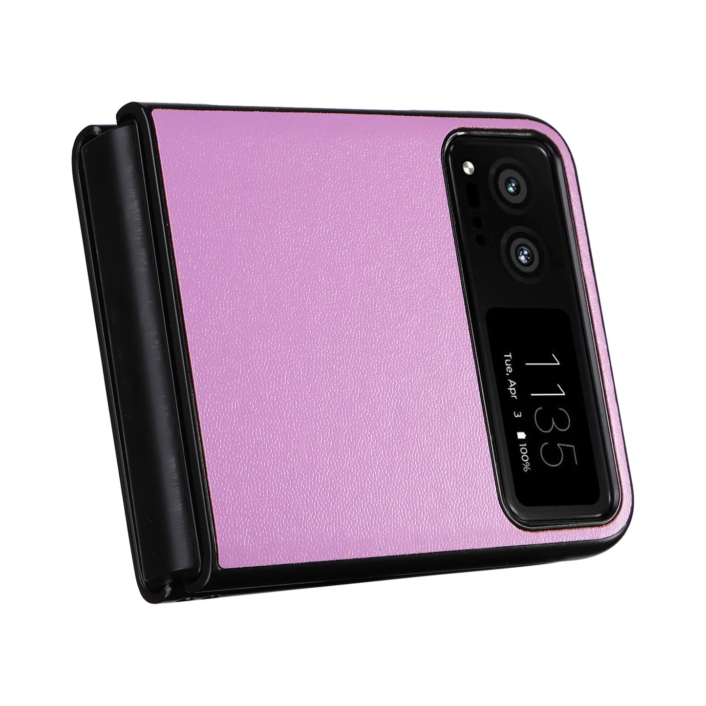 For Motorola Razr 40 5G Drop-proof Phone Cover Shockproof PU Leather+PC Phone Case